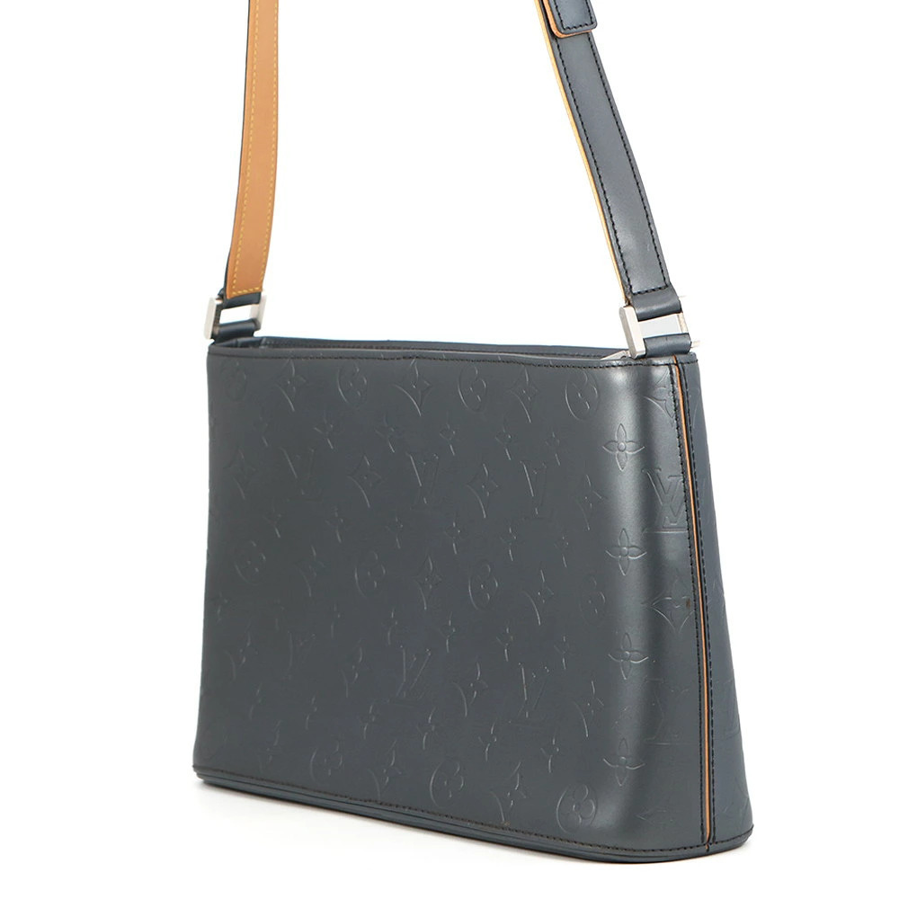 Louis Vuitton Matte Handbag Alston Monogram Brown